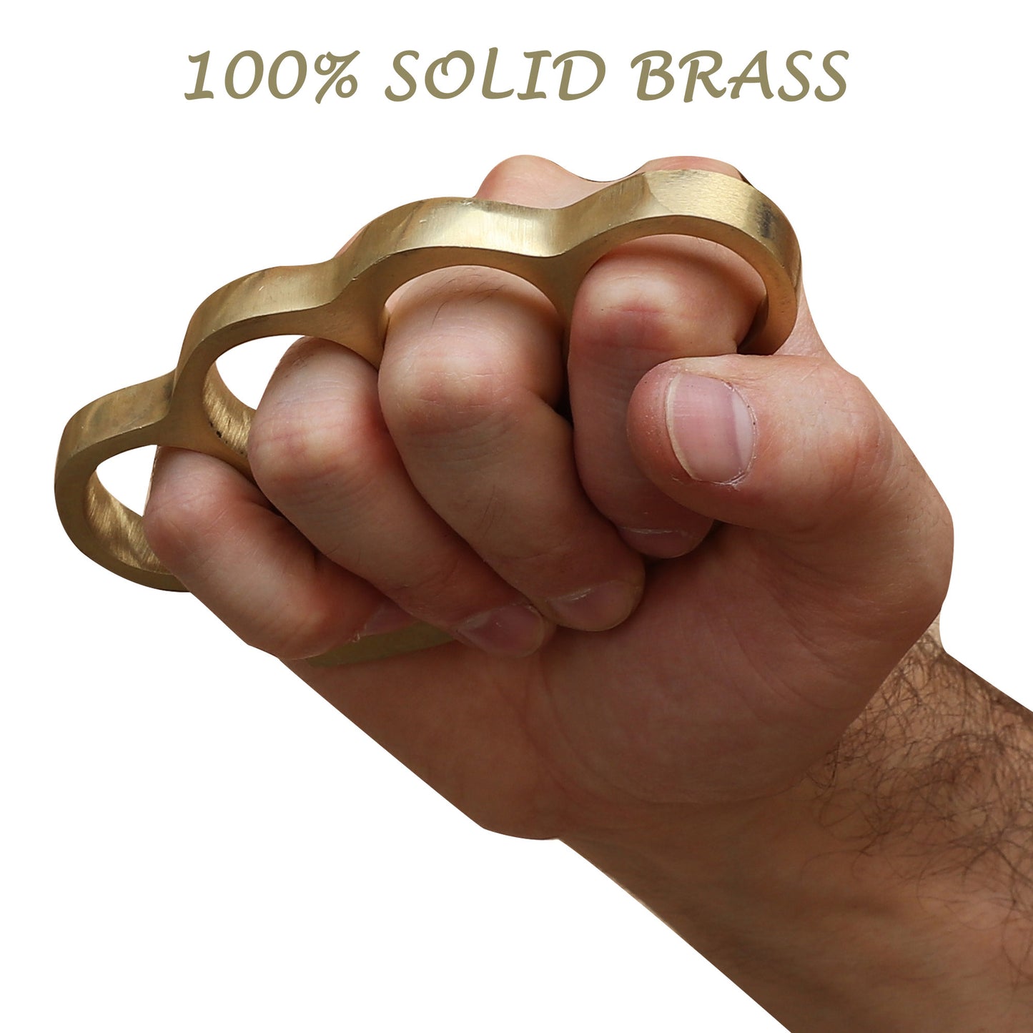 Long Way Down Solid Brass Knuckle Paper Weight Accessory