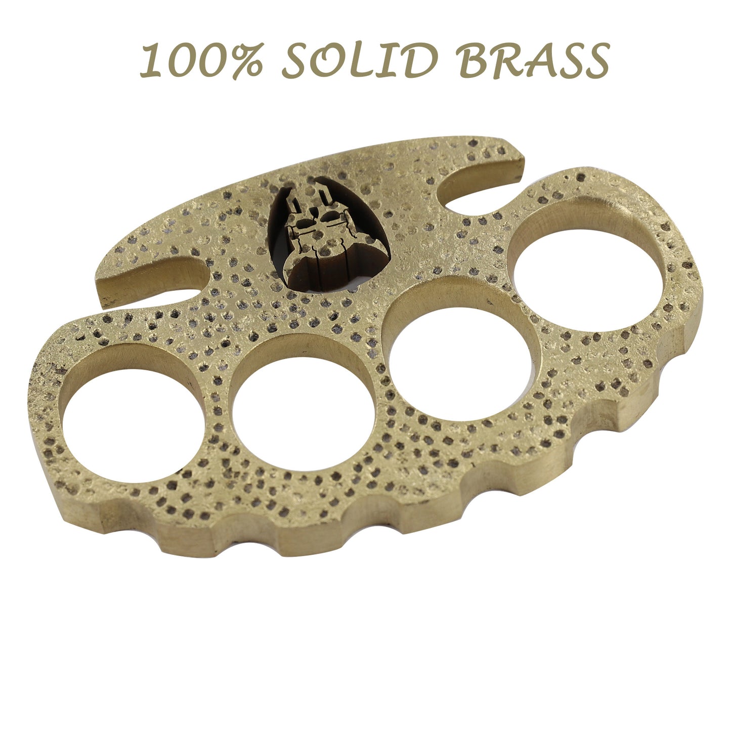 Aim Below the Crown 100% Pure Brass Knuckle Paper Weight Accessory