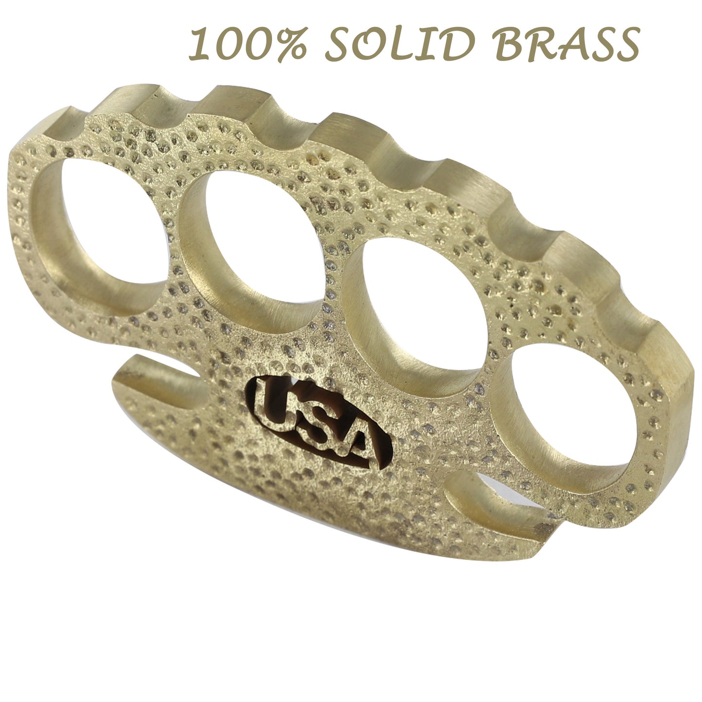 Bulletproof 100% Pure Brass Knuckle Paper Weight Accessory