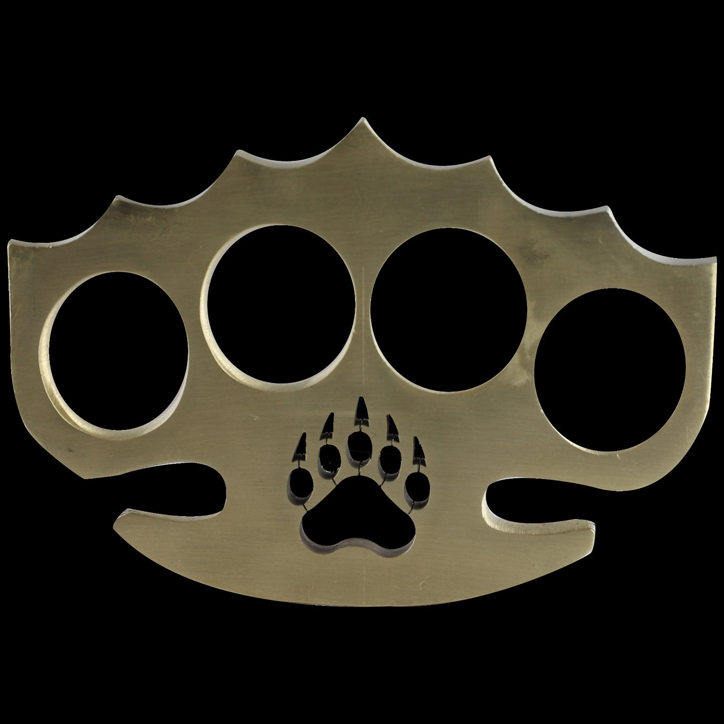 Bruin of Resilience 100% Pure Brass Knuckle Paper Weight Accessory