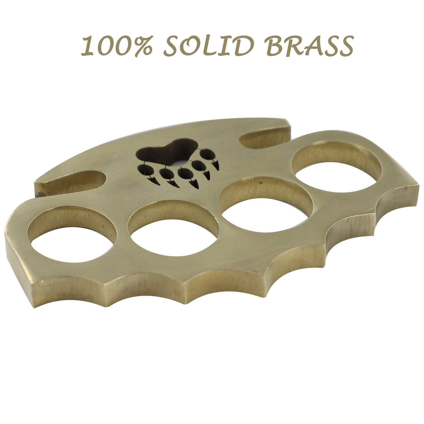 Bruin of Resilience 100% Pure Brass Knuckle Paper Weight Accessory