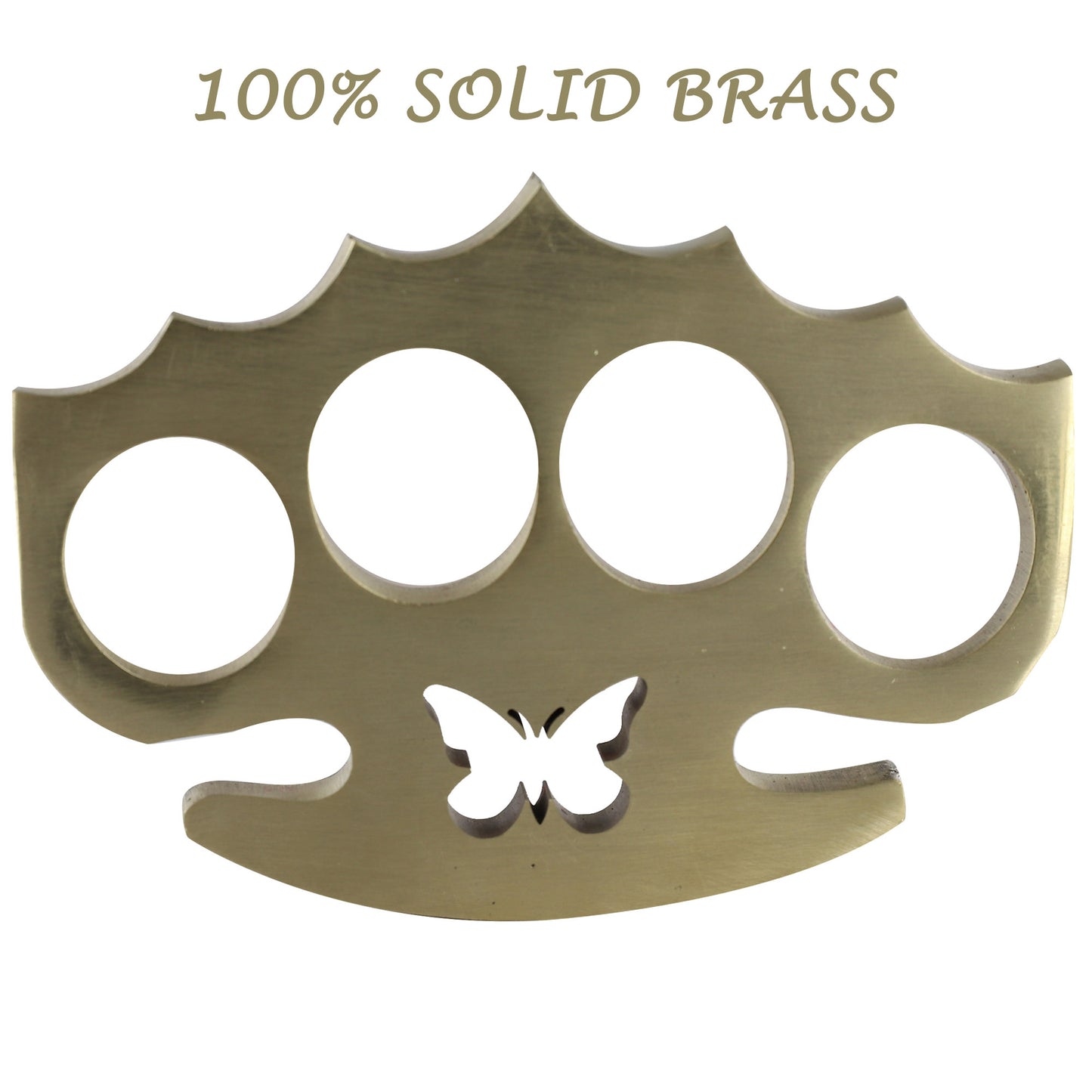 Float like a Butterfly 100% Pure Brass Knuckle Paper Weight Accessory