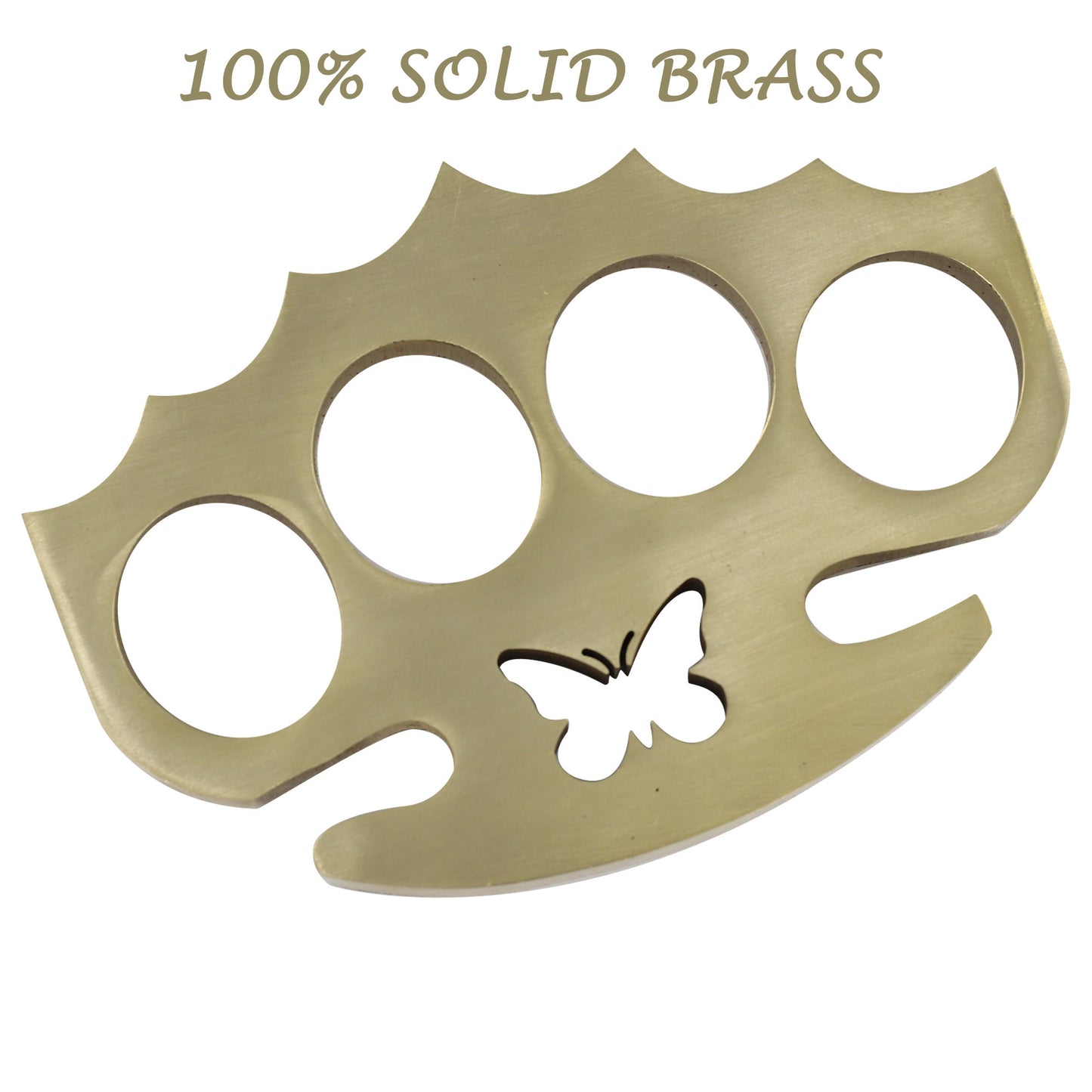 Float like a Butterfly 100% Pure Brass Knuckle Paper Weight Accessory