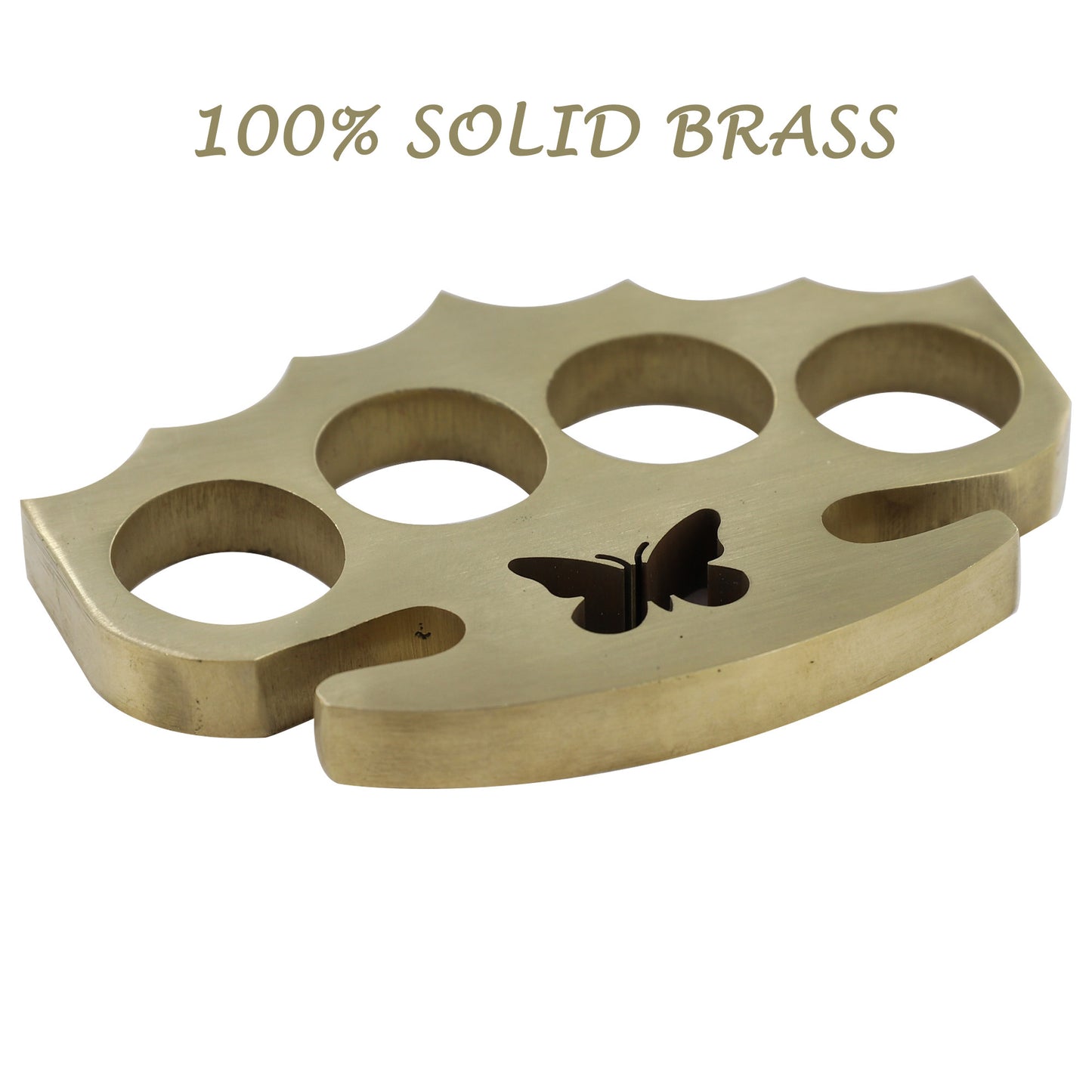 Float like a Butterfly 100% Pure Brass Knuckle Paper Weight Accessory