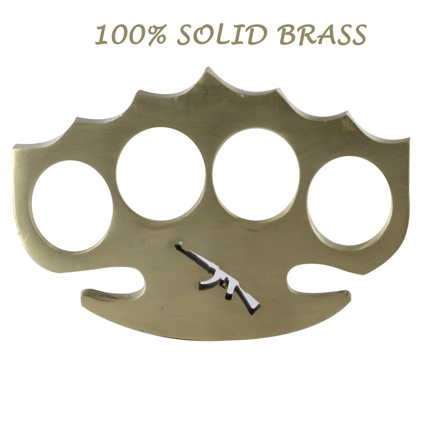 Automatic Range 100% Pure Brass Knuckle Paper Weight Accessory