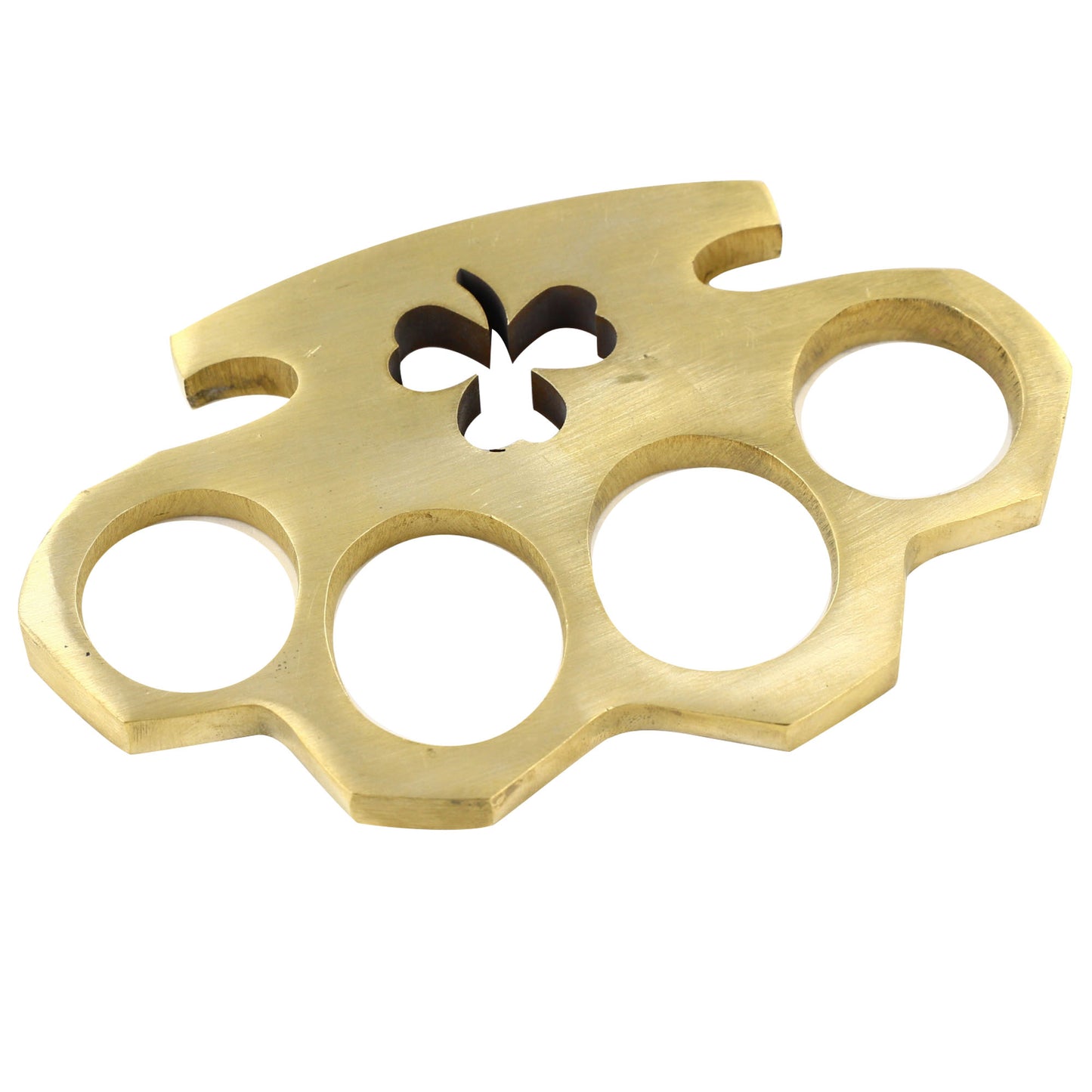 Lucky Punch 100% Pure Brass Knuckle Duster Novelty Paper Weight Knuckles