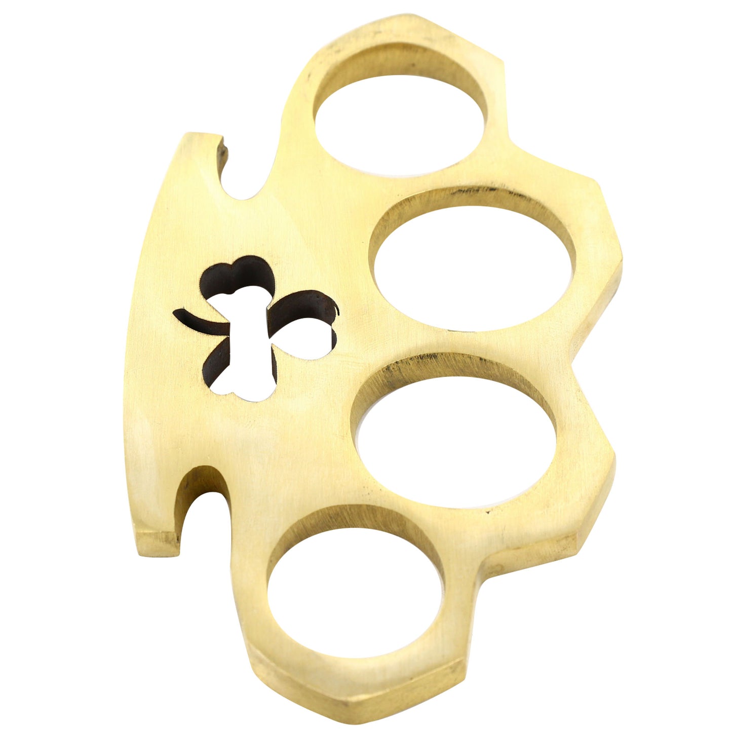 Lucky Punch 100% Pure Brass Knuckle Duster Novelty Paper Weight Knuckles