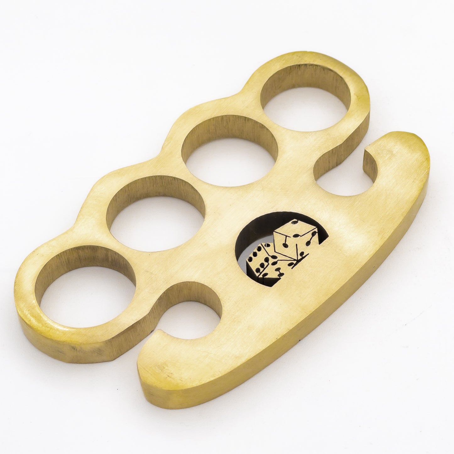 Lady Luck 100% Pure Brass Knuckle Paper Weight Accessory