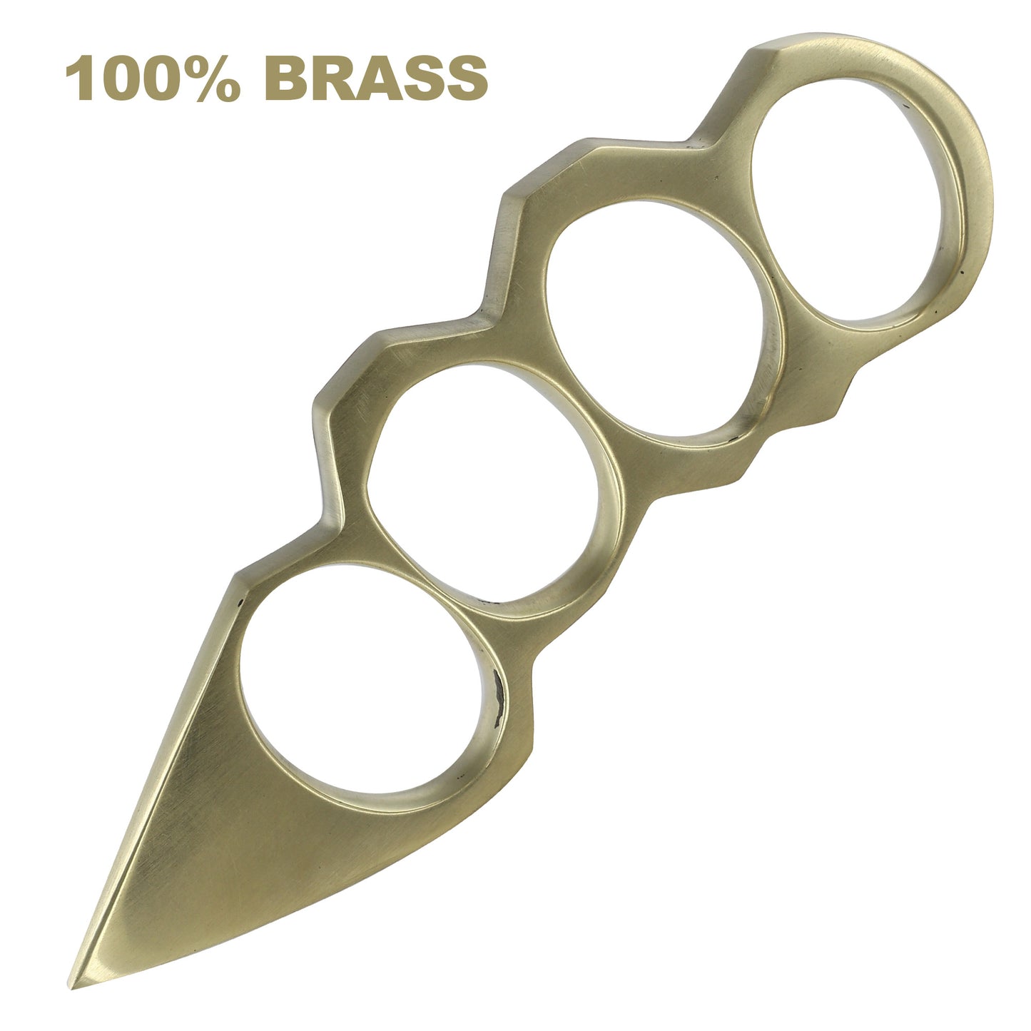 Renegade For Life Solid Brass Knuckleduster Novelty Paper Weight Accessory