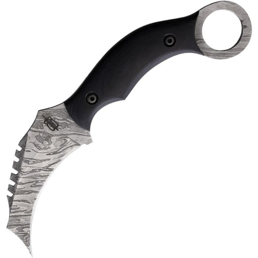 BucknBear Damascus Venom Karambit