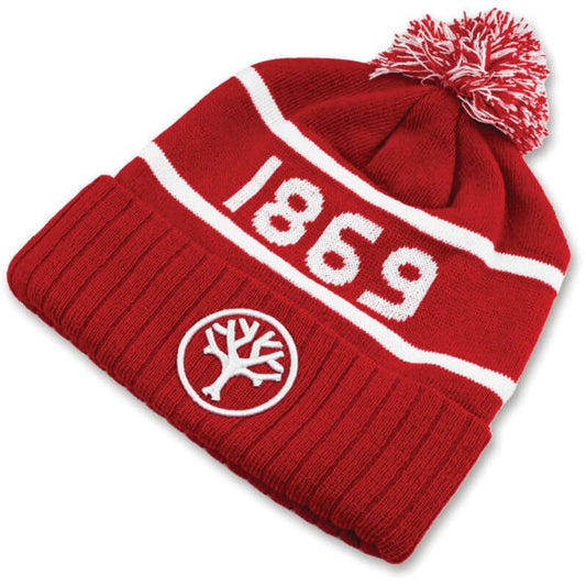 Boker 1869 Bobble Hat Red