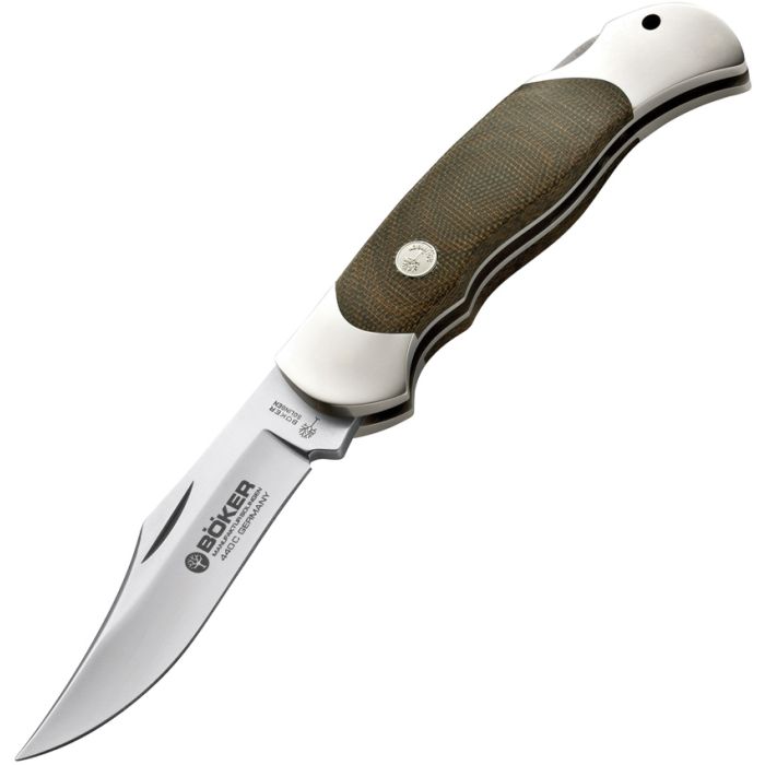 Boker Optima Lockback Green Micarta