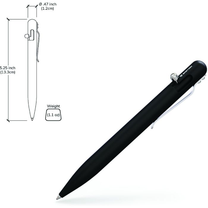 Bastion Bolt Action Pen Aluminum Black