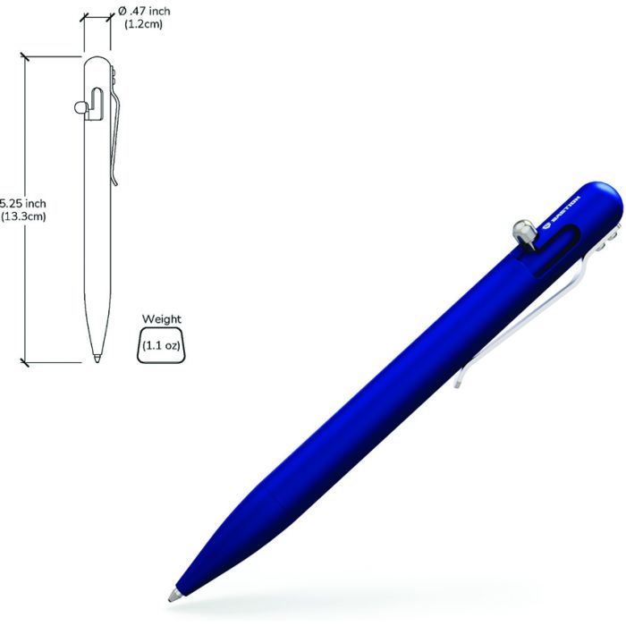 Bastion Bolt Action Pen Aluminum Blue