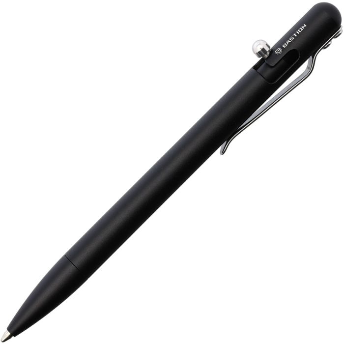 Bastion Slim Bolt Action Pen Blk Al