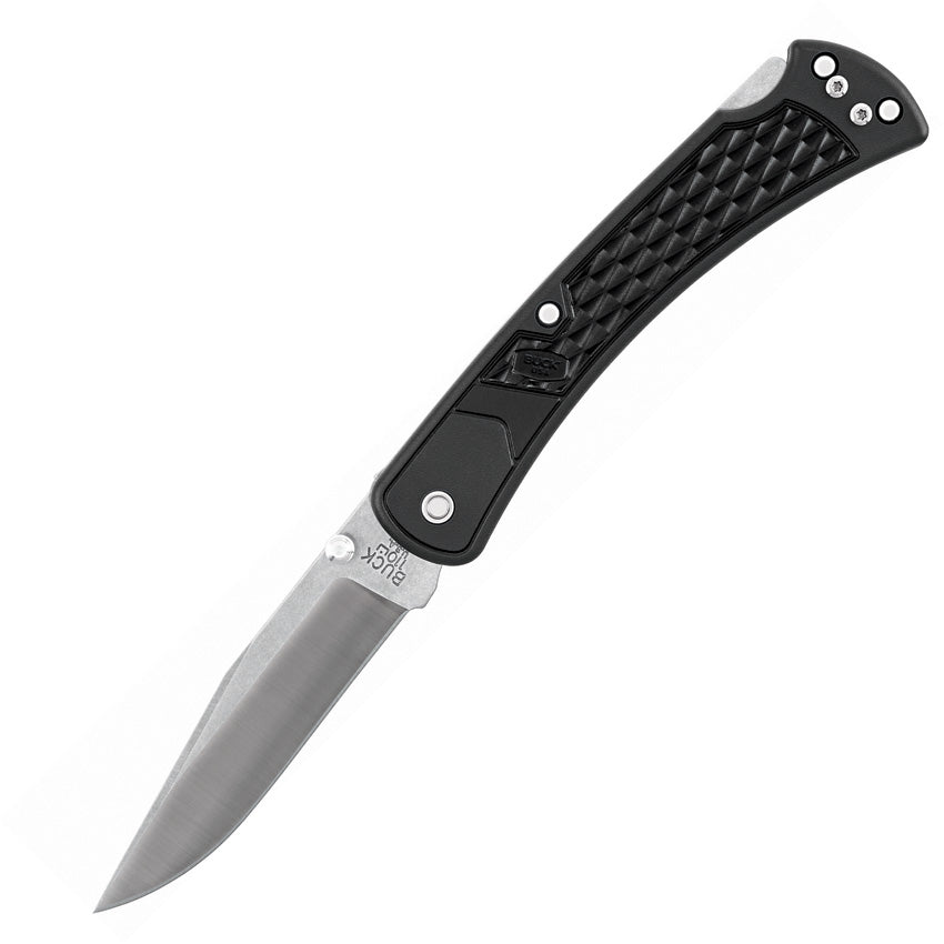 Buck-110 Slim Select Lockback Black