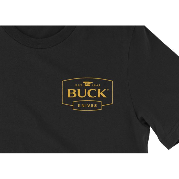 Buck Logo T-Shirt XL Black