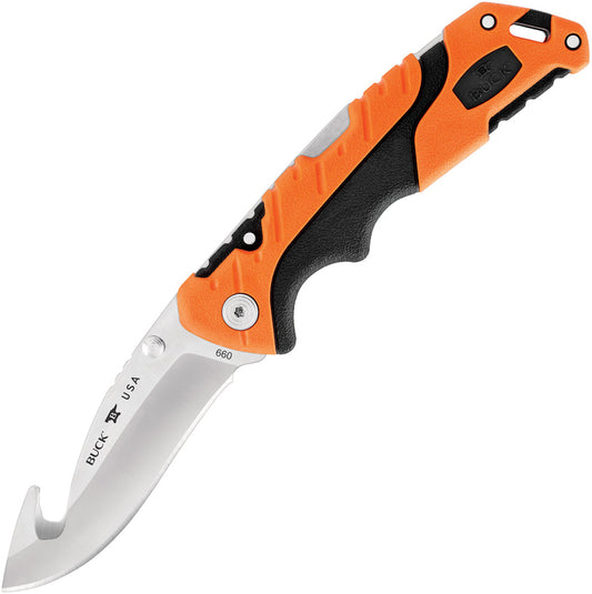 Buck-Pursuit Pro Lockback Guthook