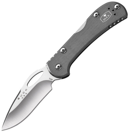 Buck-Mini SpitFire Lockback Gray