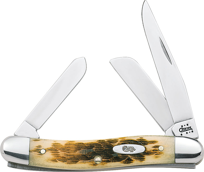 Case Cutlery-Stockman Amber Bone