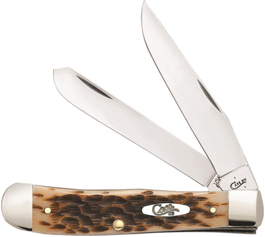 Case Cutlery-Trapper Amber Bone