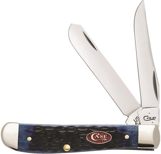 Case Cutlery-Mini Trapper Navy Blue Bone