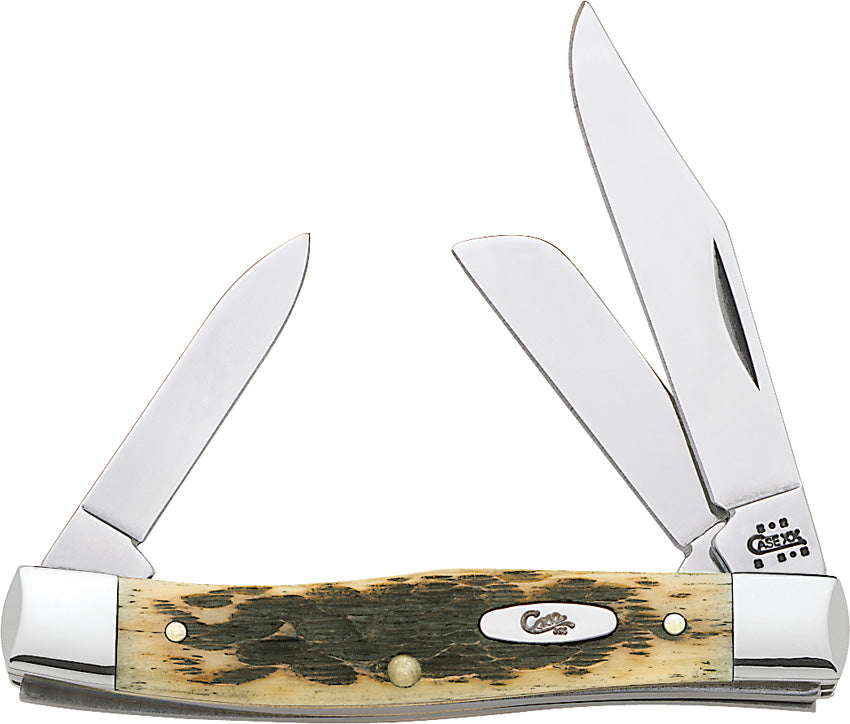 Case Cutlery-Stockman Amber Bone