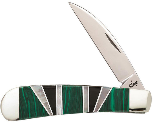 Case Cutlery-Sway Back Green Malachite