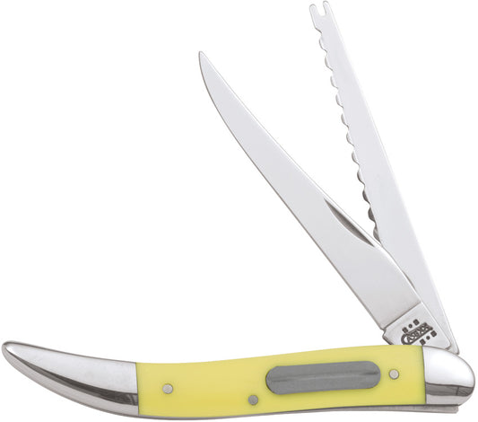 Case Cutlery-Fish Knife Yellow