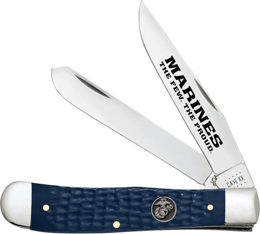 Case Cutlery-USMC Trapper Navy Blue