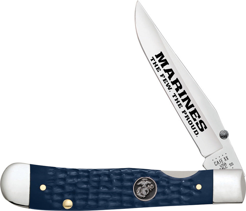 Case Cutlery-USMC TrapperLock Navy