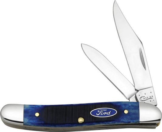 Case Cutlery-Ford Medium Jack Blue Bone