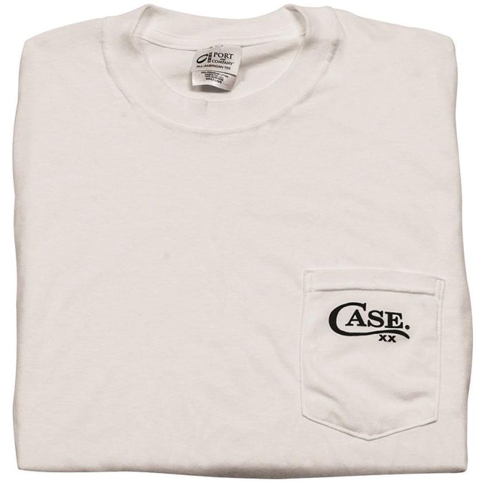 Case Cutlery Pocket T-Shirt White Small