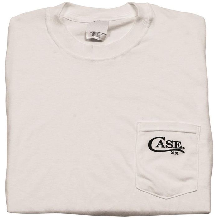 Case Cutlery Pocket T-Shirt White XXL