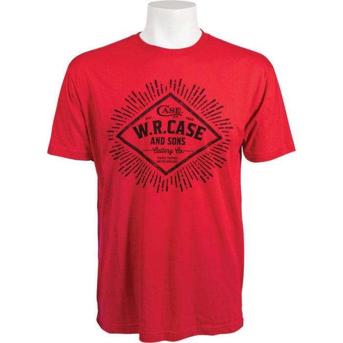 Case Cutlery T-Shirt Red Medium