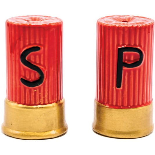 Caliber Gourmet Salt Pepper Shakers Shotgun