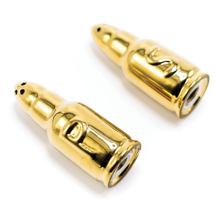 Caliber Gourmet Salt Pepper Shakers Bullet