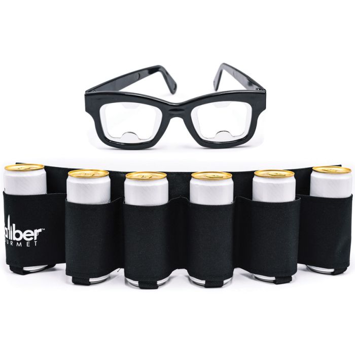 Caliber Gourmet Glasses Bottle OpenerBeer Belt