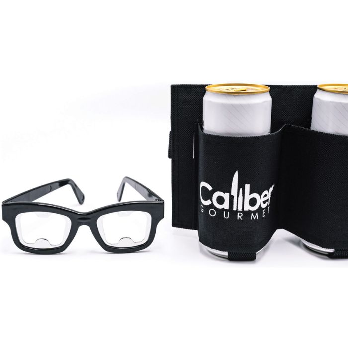 Caliber Gourmet Glasses Bottle OpenerBeer Belt