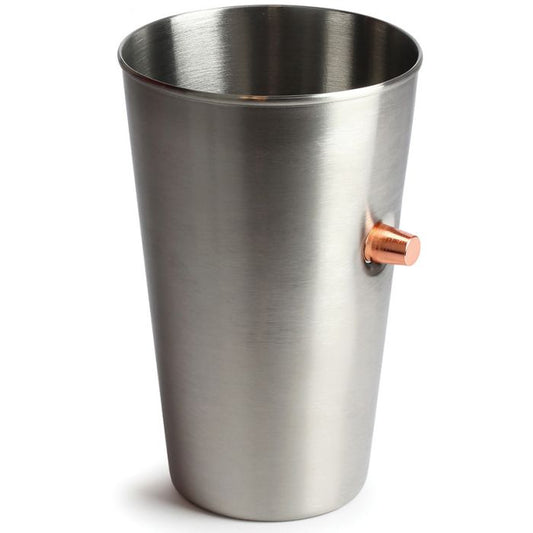 Caliber Gourmet Bullet Pint Glass Stainless