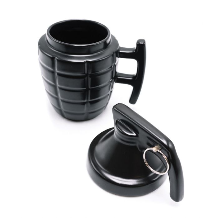 Caliber Gourmet Grenade Mug With Lid