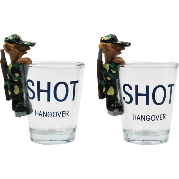 Caliber Gourmet Hangover Shot Glass Set