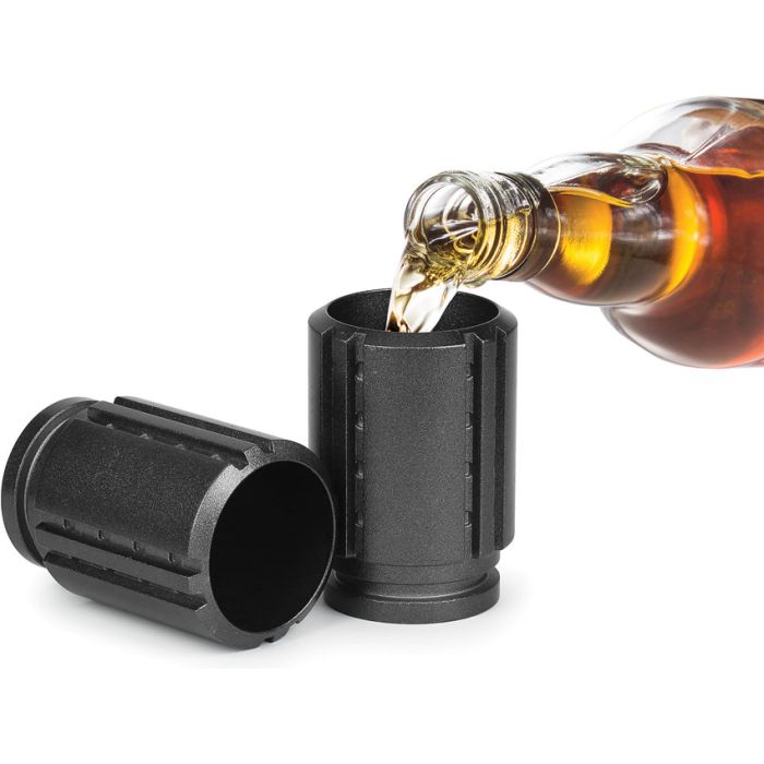 Caliber Gourmet Tactical Shot Glasses 2 Pc Set