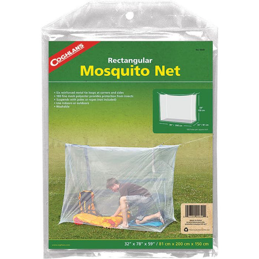 Coghlan's Rectangular Mosquito Net White