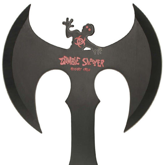 Zed Full Tang Double Headed Axe Red