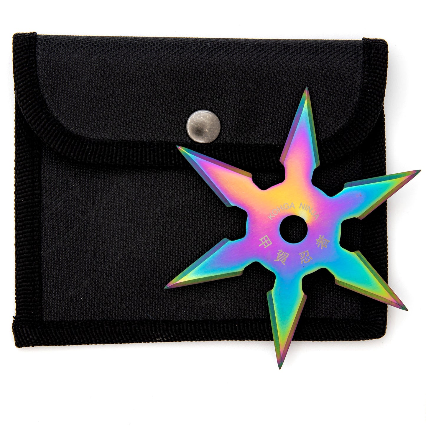 Khoga Ninja Six Point Sure Stick Throwing Star Choose your Color