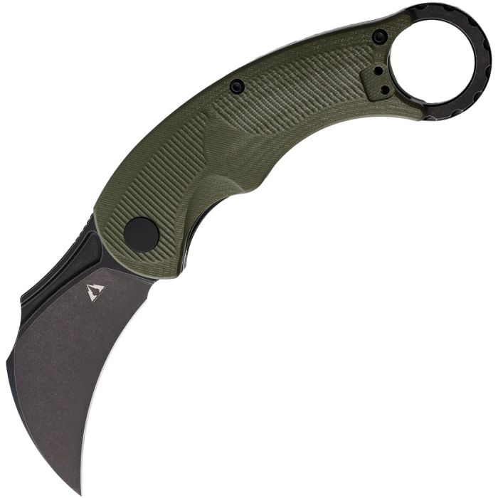 CMB Made Knives Falcon Linerlock Grn G10