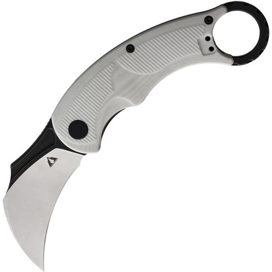 CMB Made Knives Falcon Linerlock White