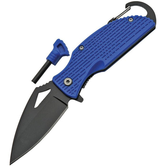 China Made Camping Linerlock Blue