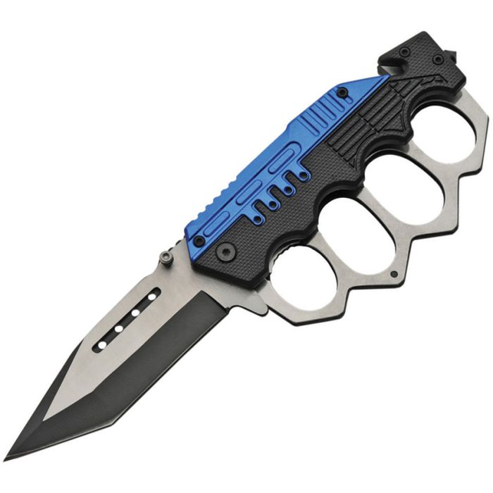 Rite Edge Combat Trench Linerlock Blue